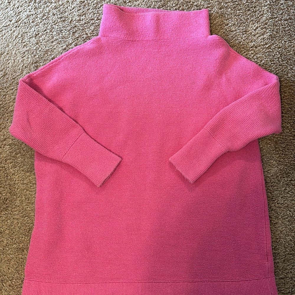 FP Movement by Free People Vibrant Pink Cowl Neck Sweater